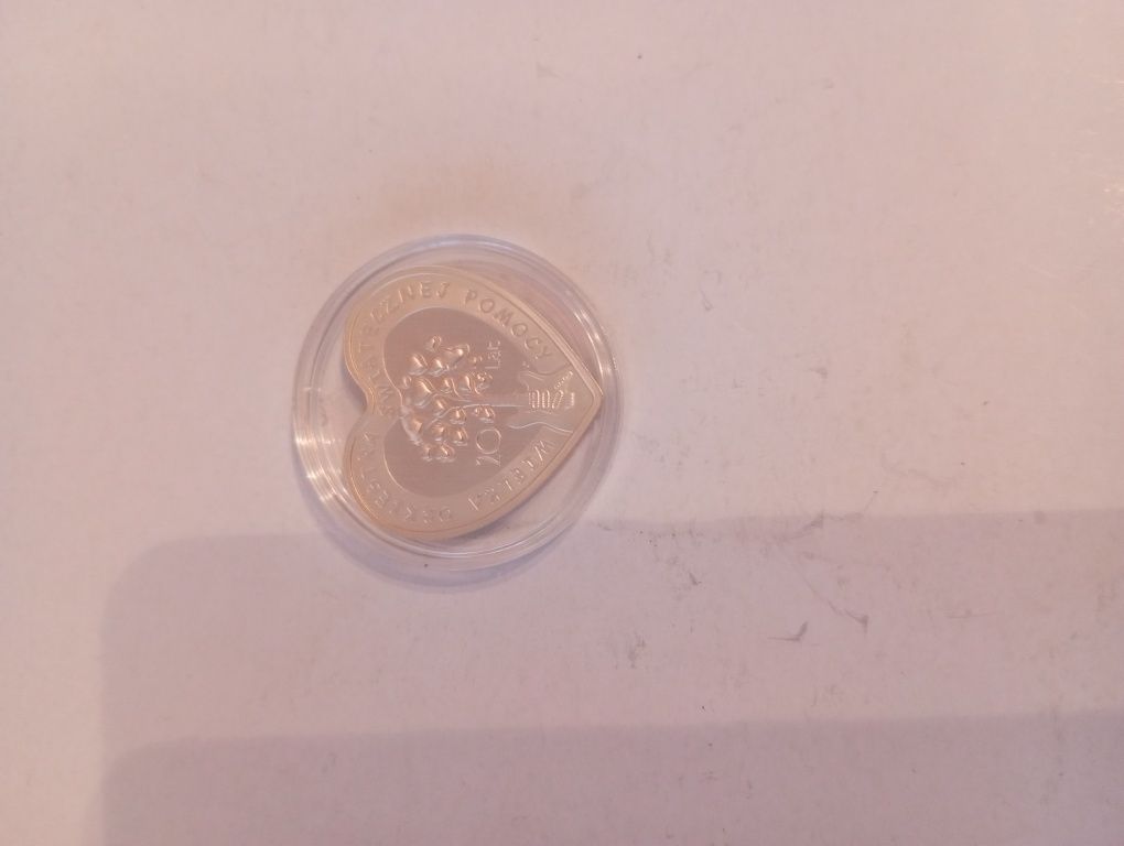 10zl 20rocznica Wielkiej Orkiestry Świątecznej Pomocy Srebrna