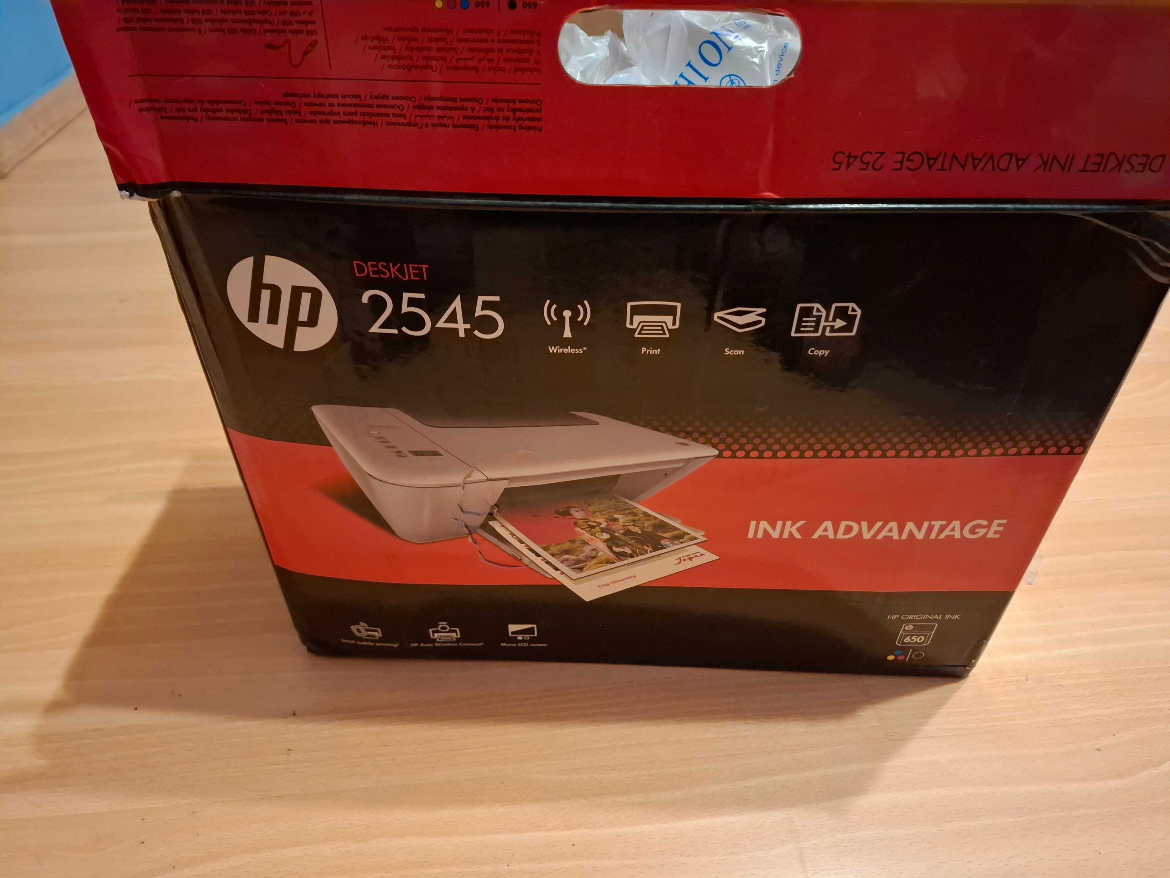 HP Deskjet INK Advantage 2545 Z LCD WiFi KOMPL 100% SPRAWNA
