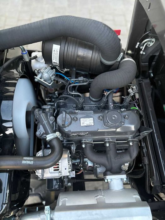 Rider Husqvarna P 525DX z kosiarką bijak. Muthing FM160 + OREC RMK180