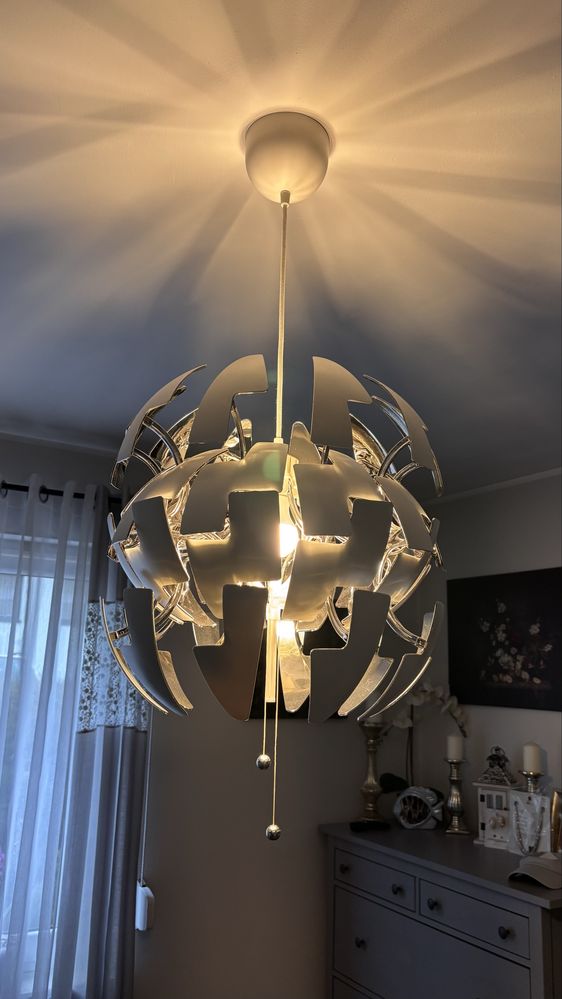 Idealna Lampa ,żyrandol Ikea PS