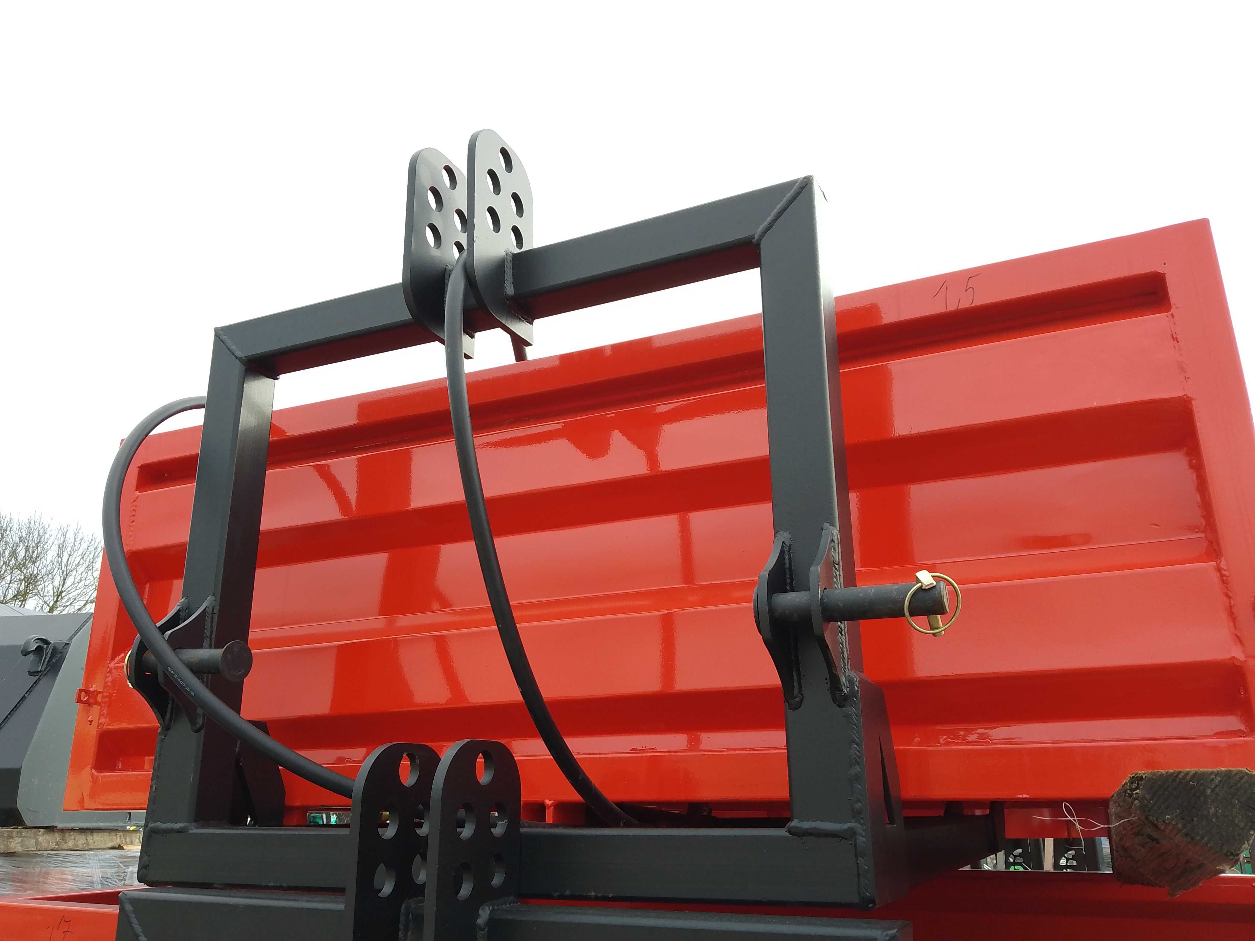 Skrzynia transportowa 1,5m na tuz 150x100x50 możliwy kiper ręczny
