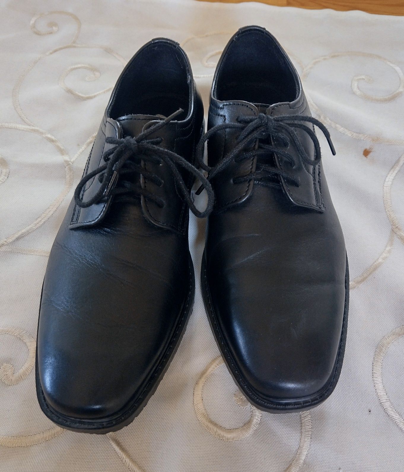 Skórzane eleganckie buty chłopięce r.34 Agaxy (23cm)