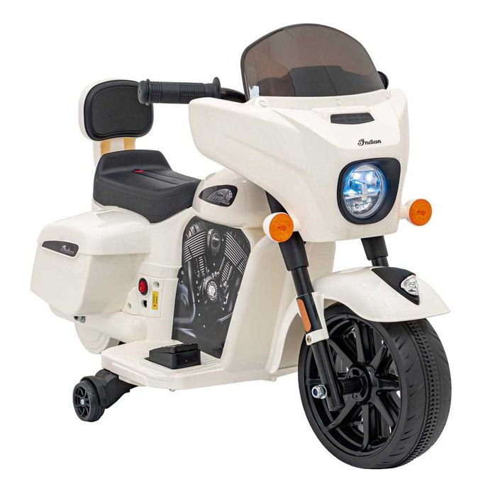 Autko motor MOTOREK CHOPPER INDIAN na akumulator trójkołowy dla dzieci