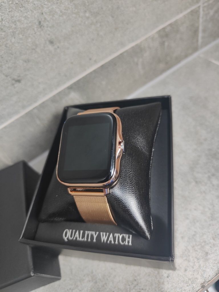 nowy złoty pasek  Smart Watch+gratis drugi pasek