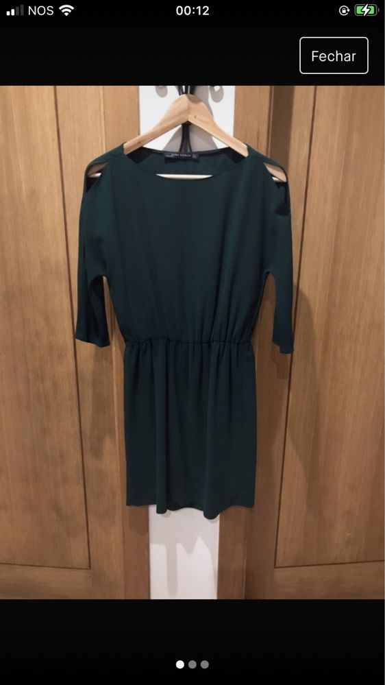 Vestido S zara exelente