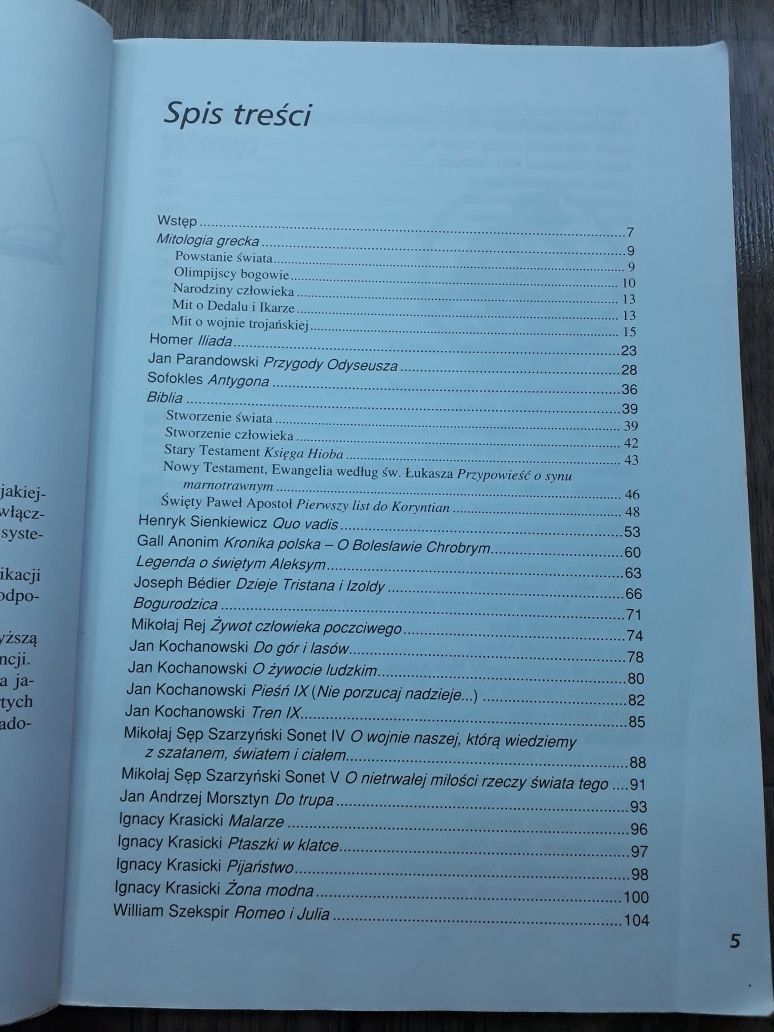 Lektury gimnazjalisty opracowania lektur szkolnych szkoła podstawowa