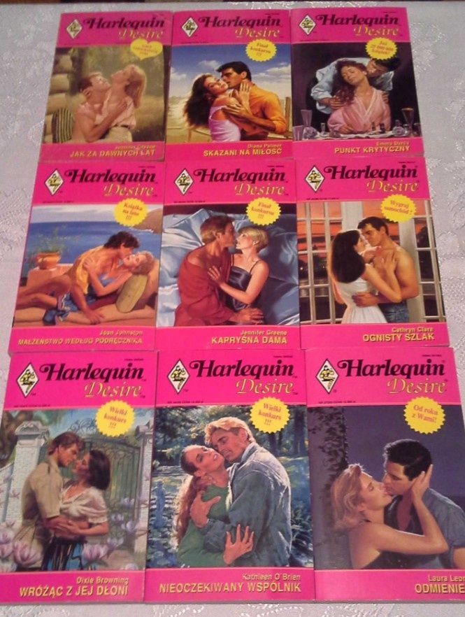 Harlequin Desire - kolekcja książek

Stan Nowe. Wydanie I. 1984 rok