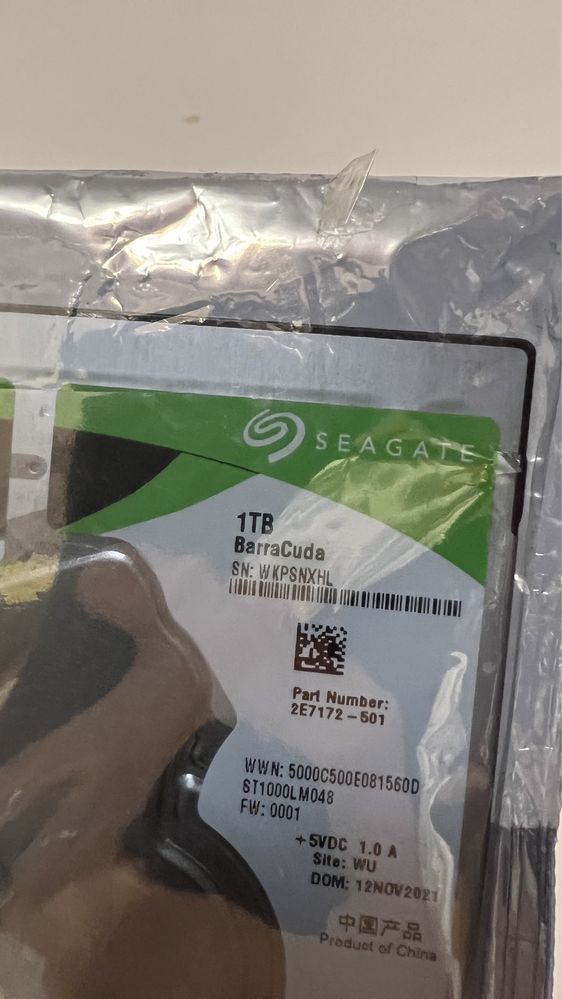 Seagate BARRACUDA 1 TB жорсткий диск HDD накопичувач