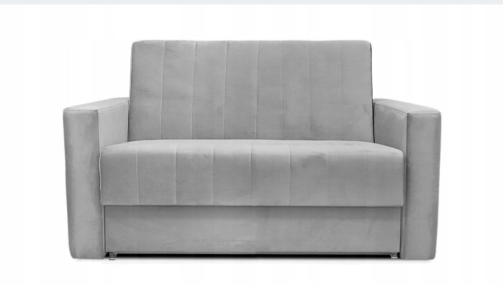 Sofa rozkładana z pojemnikiem na pościel
