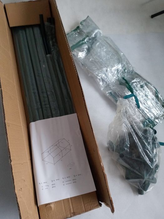 Tunel foliowy z 2 okienkami