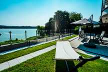 Apartament 8os nad jeziorem z jacuzzi, sauna, domek na Mazurach nocleg