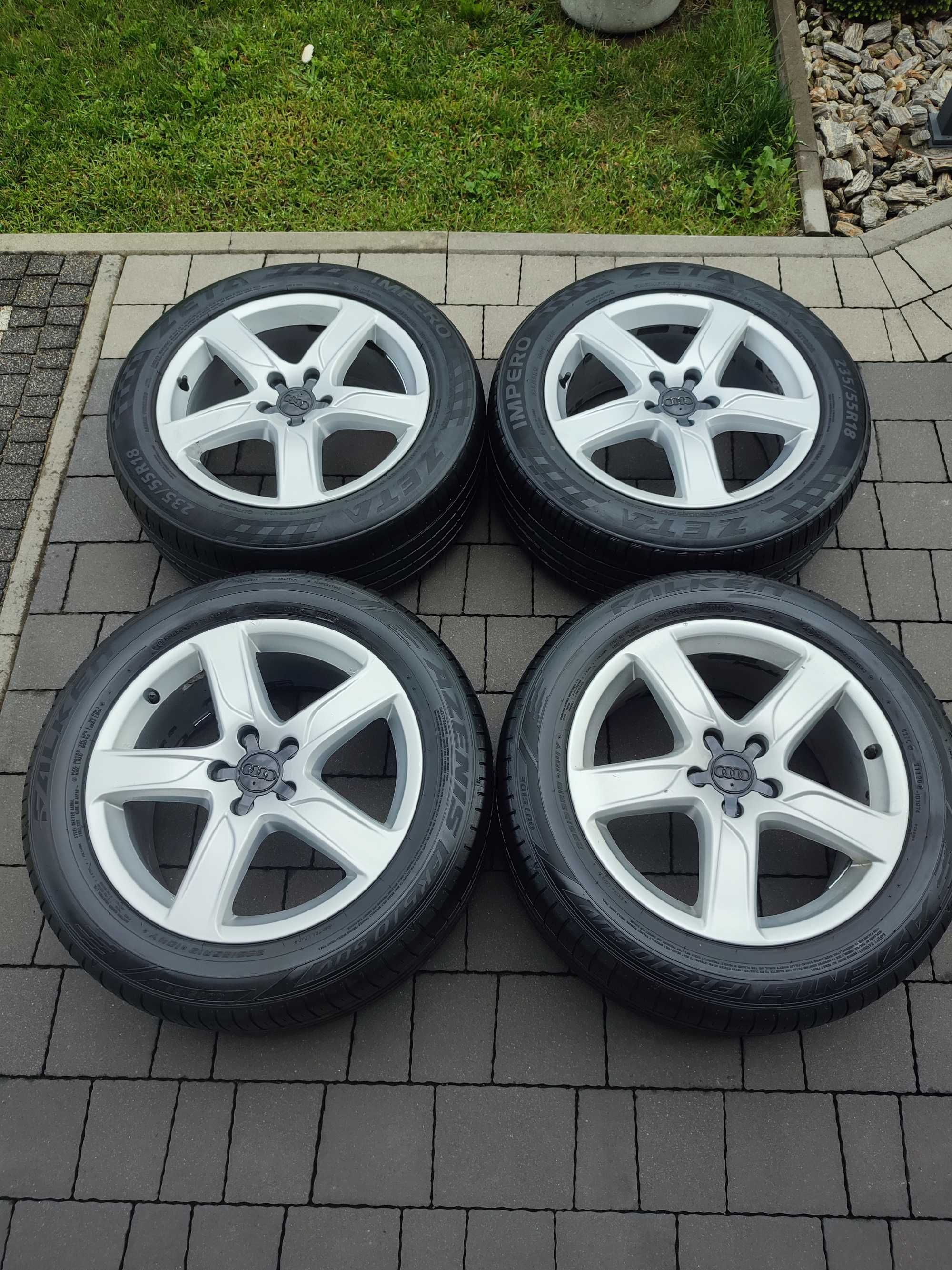 Felgi 18 5x112 plus opony audi a6  c7 a5 a7 Q3 Q5 Q7  Allroad