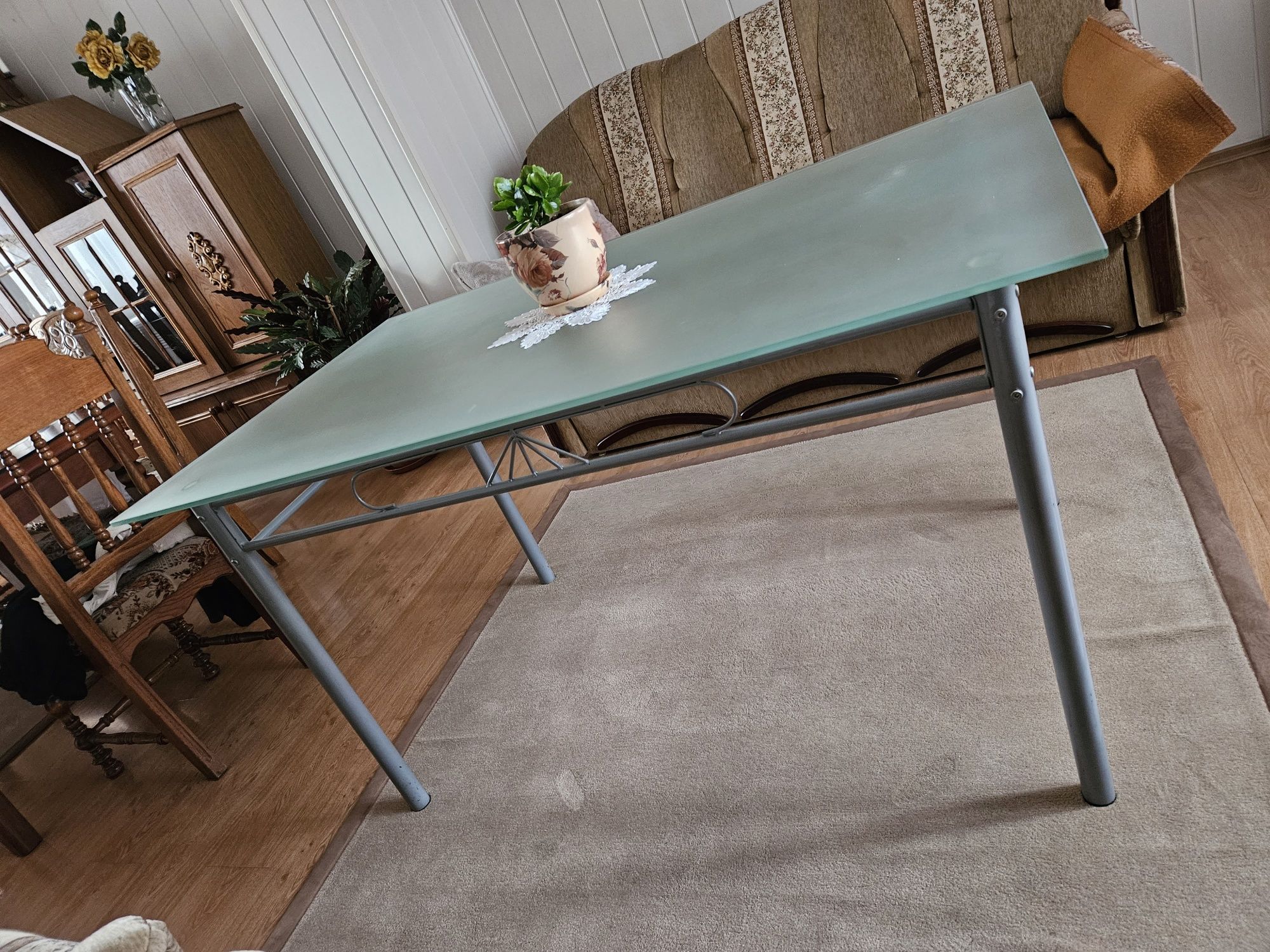 Stol szklany 140x80