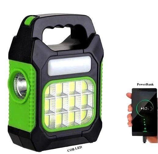 Переносний кемпінговий ліхтар на сонячній батареї