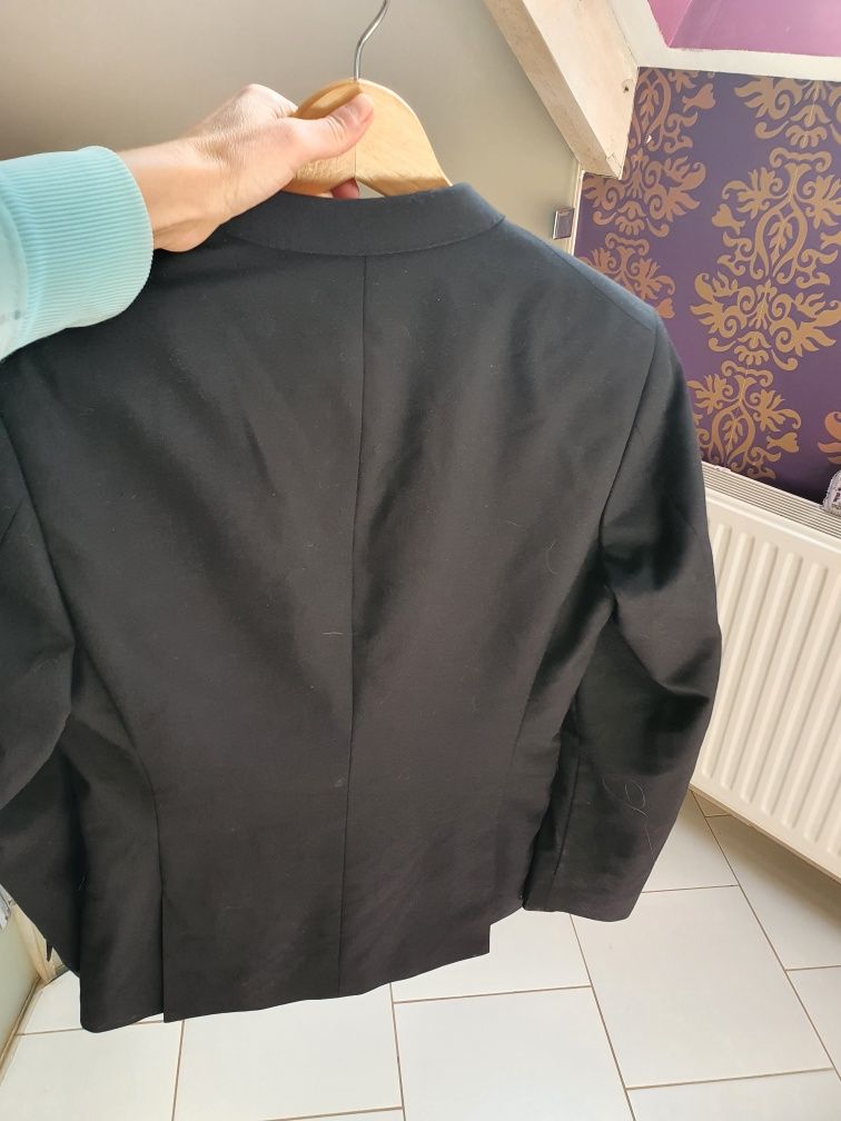 Marynarka młodzieżowa na 148  cm slim fit 60 proc wełny