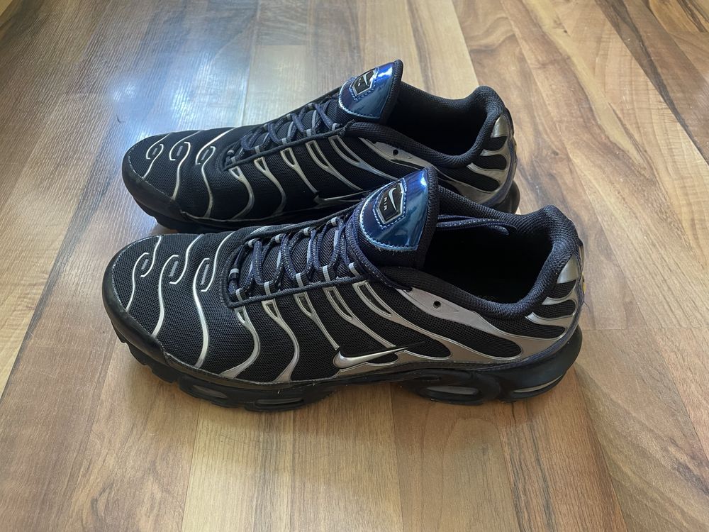 Nike TN Air Max Plus Black Metallic Grey 46р. (кросівки)