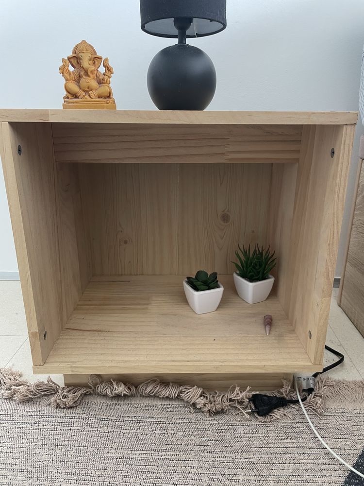Mesa de cabeceira vidaXL NOVA