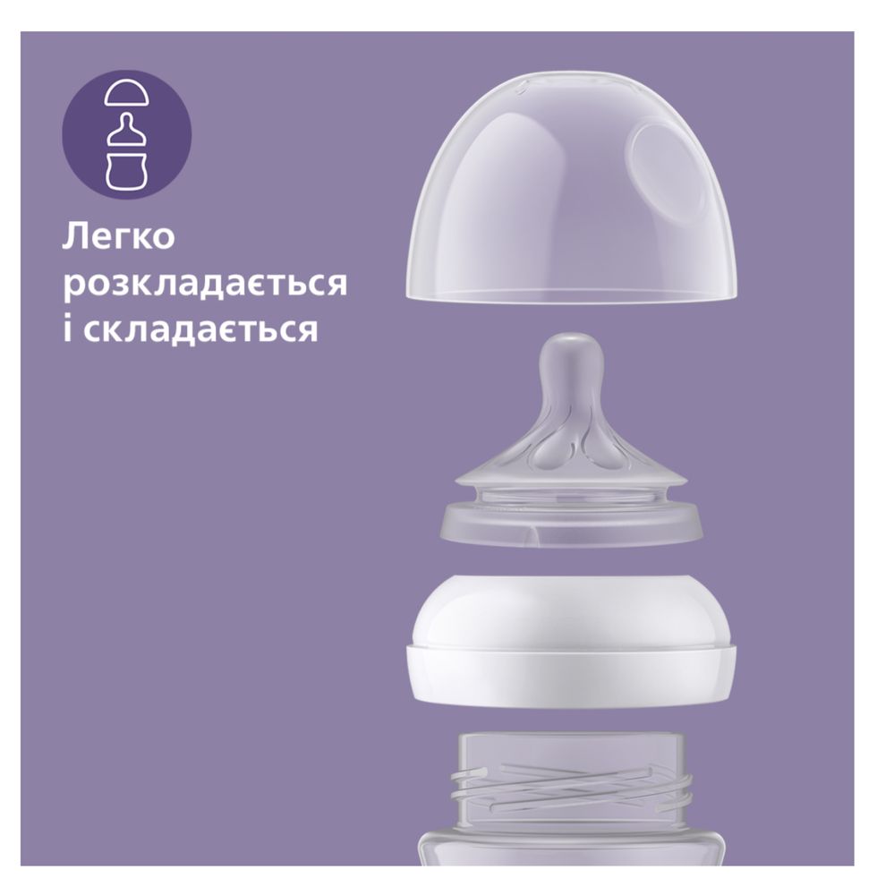 НОВА Пляшка для годування Philips Avent Natural 125 мл