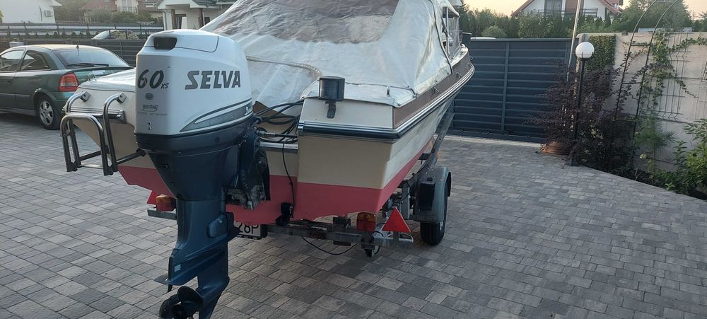 Motorówka Riamar 5,2m, Yamaha 60KM wtrysk, przyczepa, reja 24 łódź