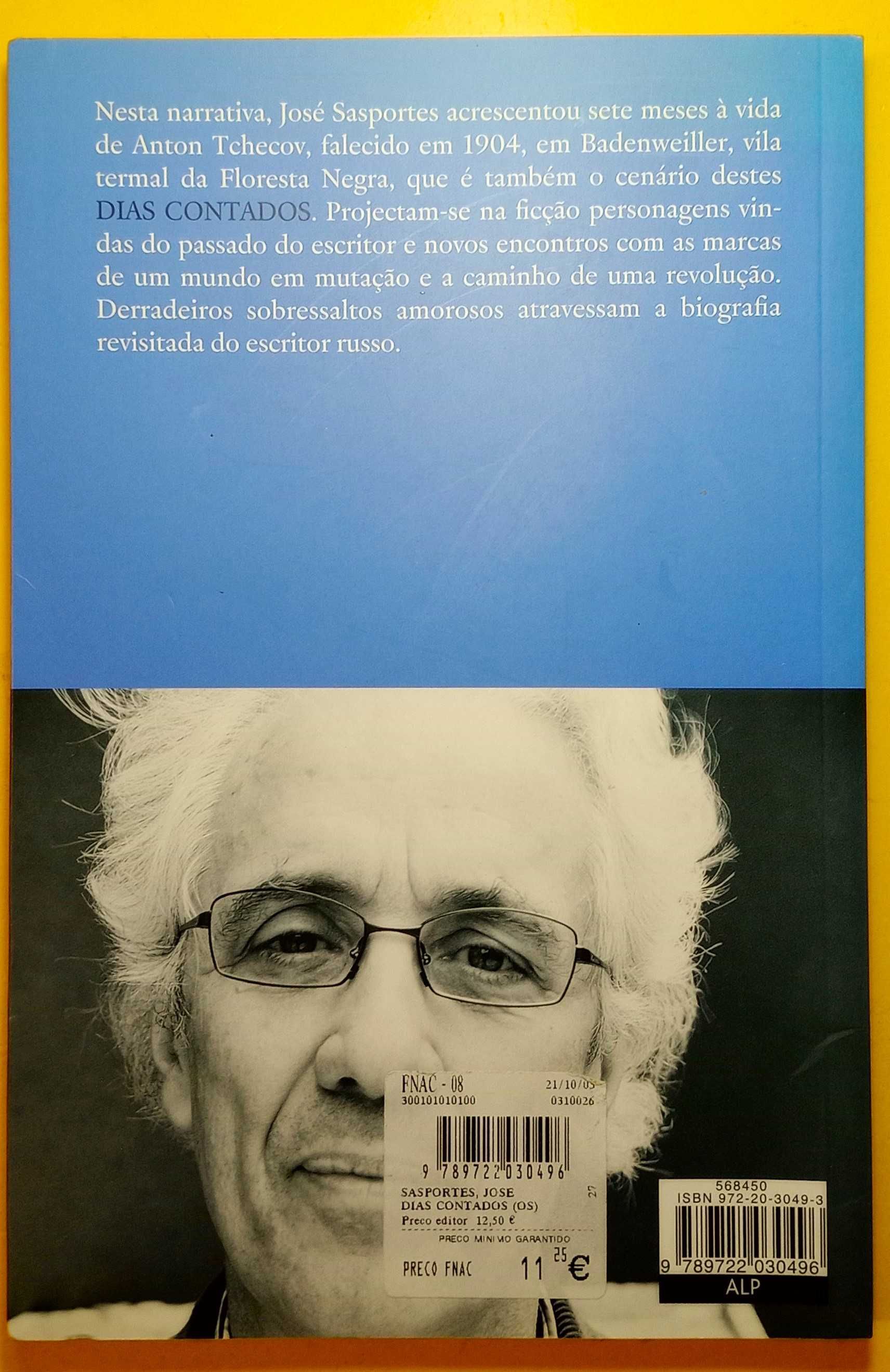 Livro Os dias contados - José Sasportes