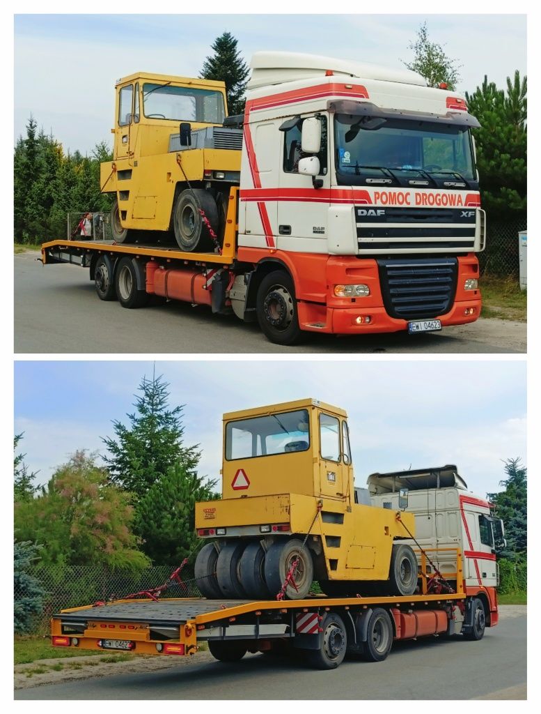 Transport 13Ton 8.5Metra Maszyny Budowlane i Przemysłowe POMOC DROGOWA