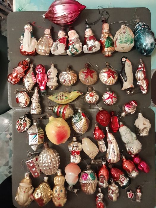 .дед мороз.снегурочка ёлочные игрушки.