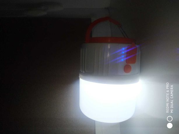 акумуляторна USB LED лампа, світильник, ліхтар, павербанк, светильник