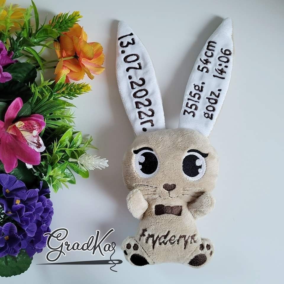 Metryczka prezent narodziny urodziny Handmade