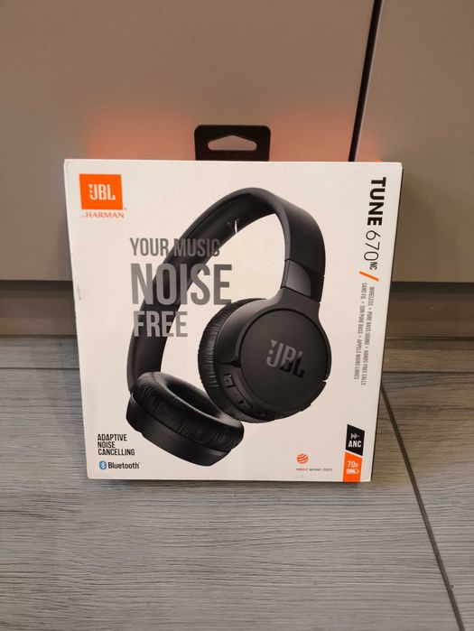 JBL Tune 670NC Słuchawki bezprzewodowe nauszne czarne