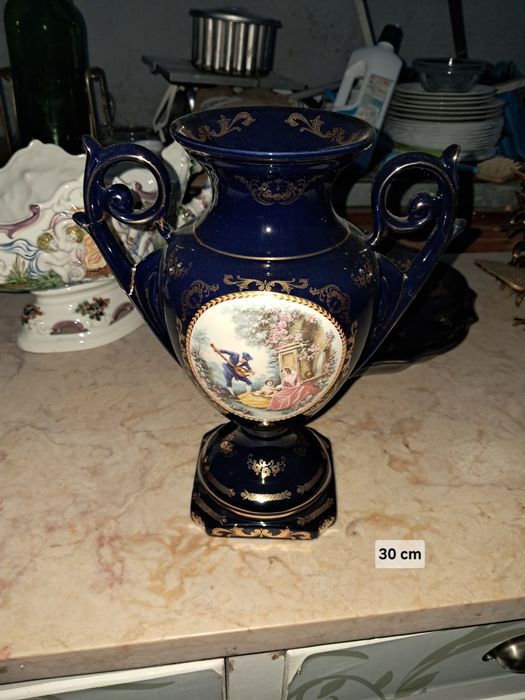 Conjunto jarra e prato grande