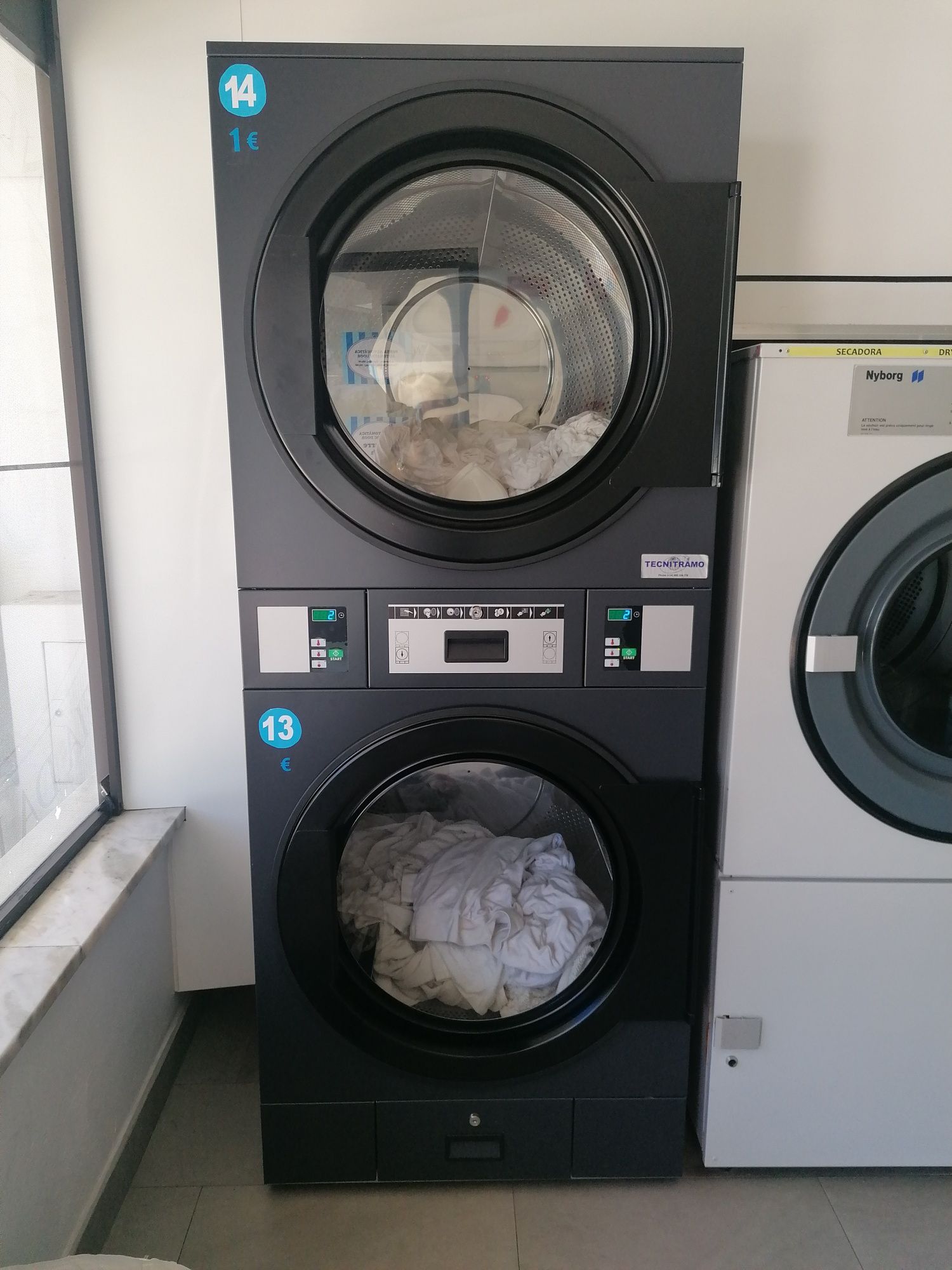 Máquina de secar roupa industrial Self-service lares e hospitais