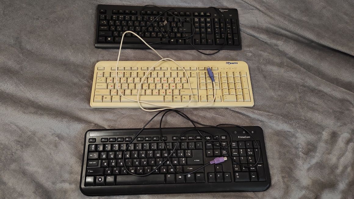 Клавіатура комп'ютерна,. Роз'єм - USB, PS/2, DIN.