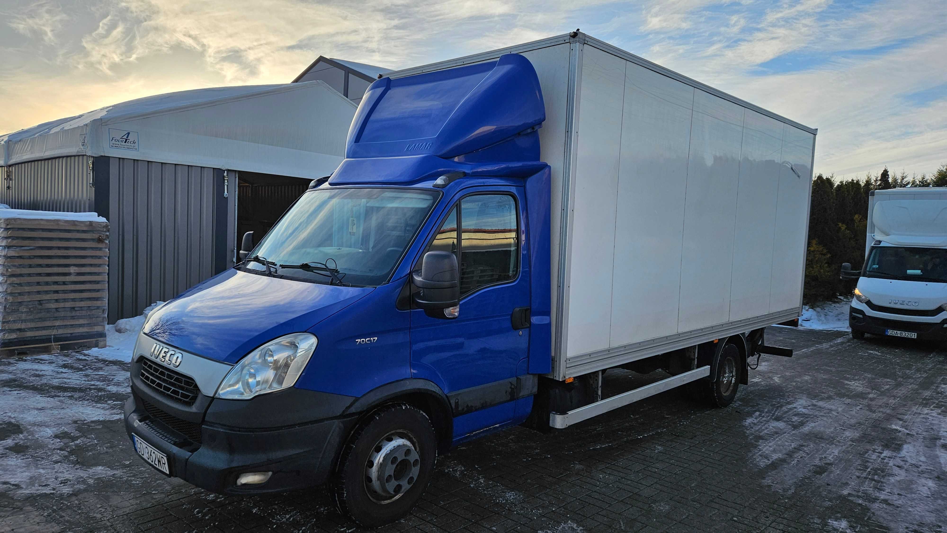 Iveco Daily 70C kontener winda 1000 kg zamiana elektryk