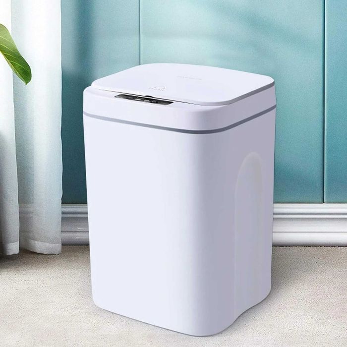 Kosz na śmieci automatyczny 16 L biały