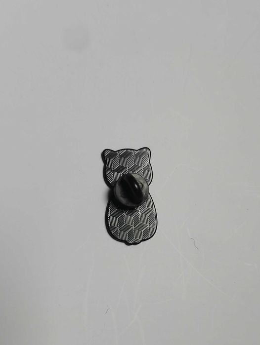 Kolorowa metalowa przypinka, badzik, pin, broszka: kot, kotek [2]