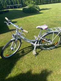 Śliczny rower dziecięcy pegasus 24 cale