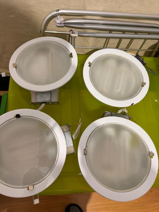 Conjunto 6 focos Luz lead