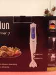 Mocny blender Braun+ trzepaczka i kubek