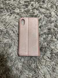 Etui iPhone X z klapką i kieszonkami