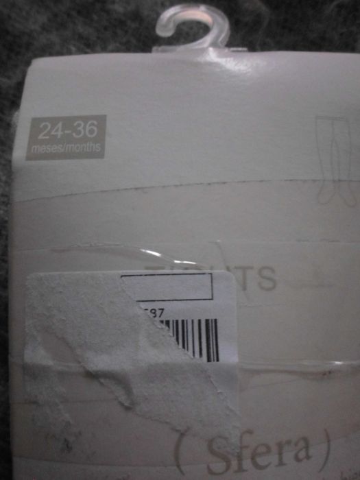 2 pares de meia calças  novas com etiqueta para bebe