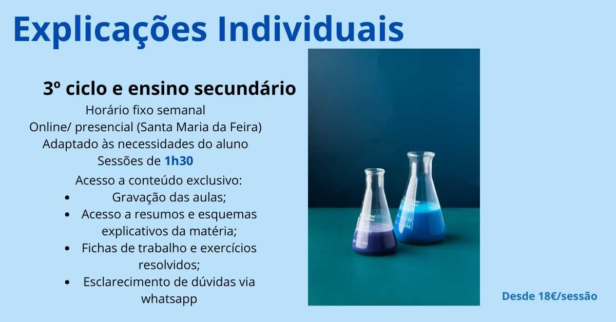 Explicações Física e Química A