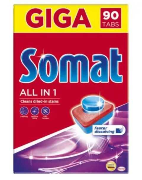 Таблетки для посудомийної машини Somat All in one 90 шт