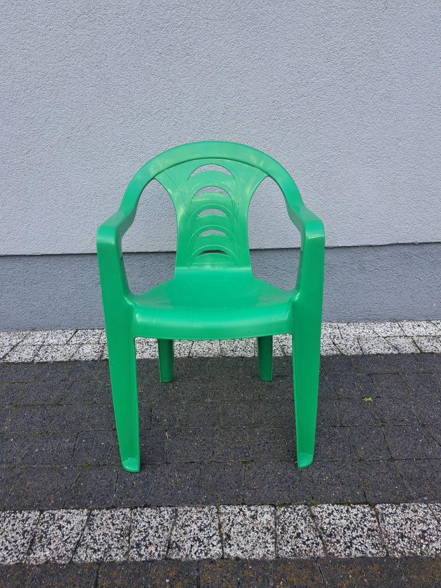 Krzesełko plastikowe ogrodowe dla dzieci