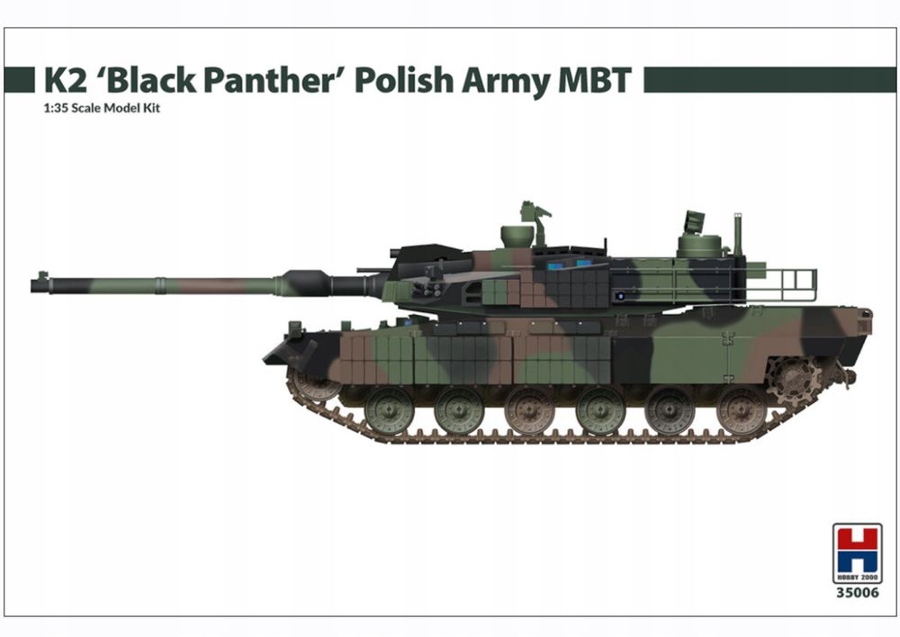 Czołg K2 Black Panther Polish Army MBT model 35006 Hobby 2000
