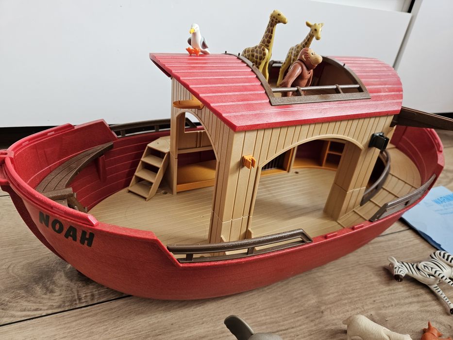 Arka Noego playmobil zwierzęta statek