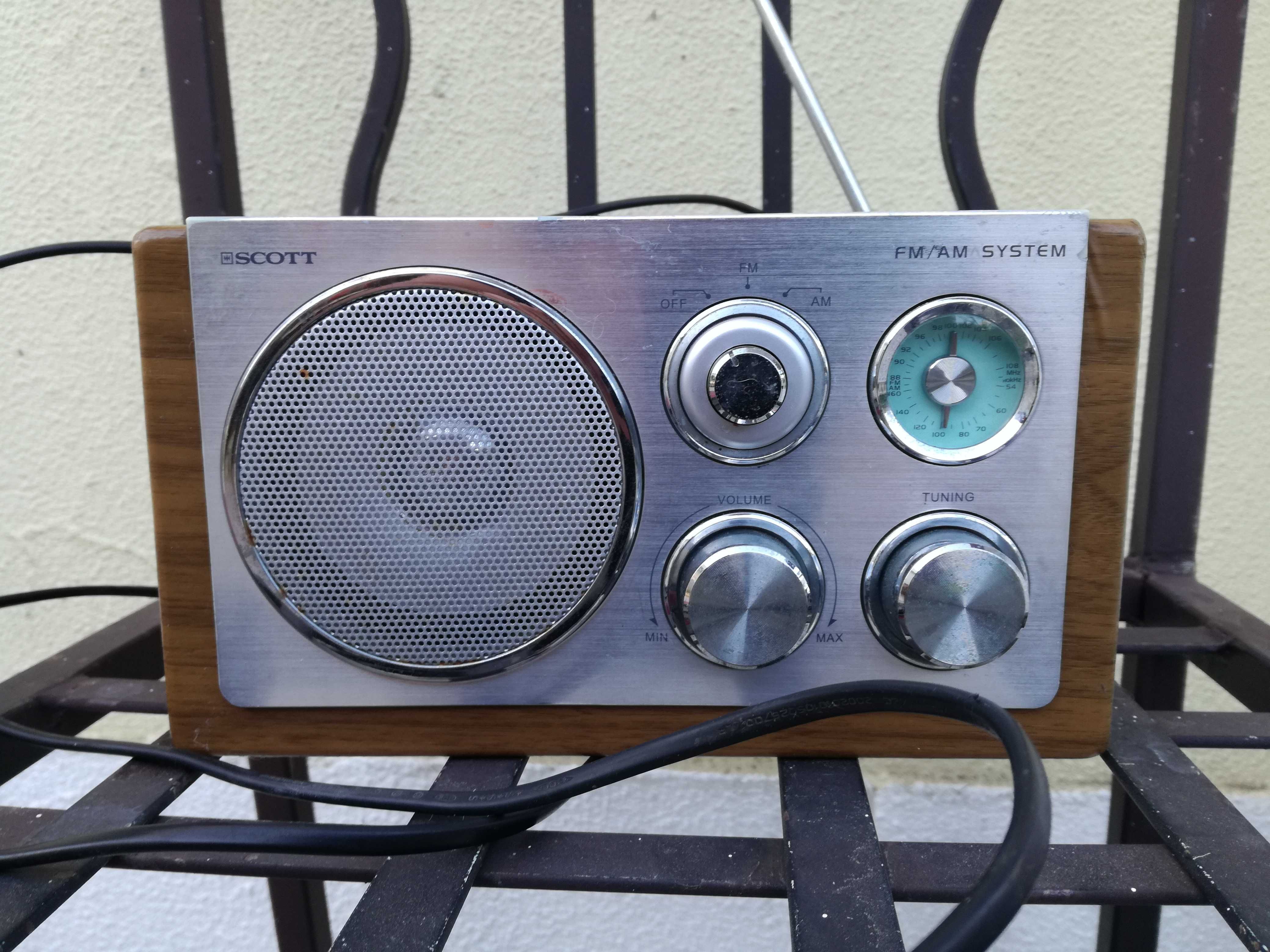 Radio Scott AM / FM vintage