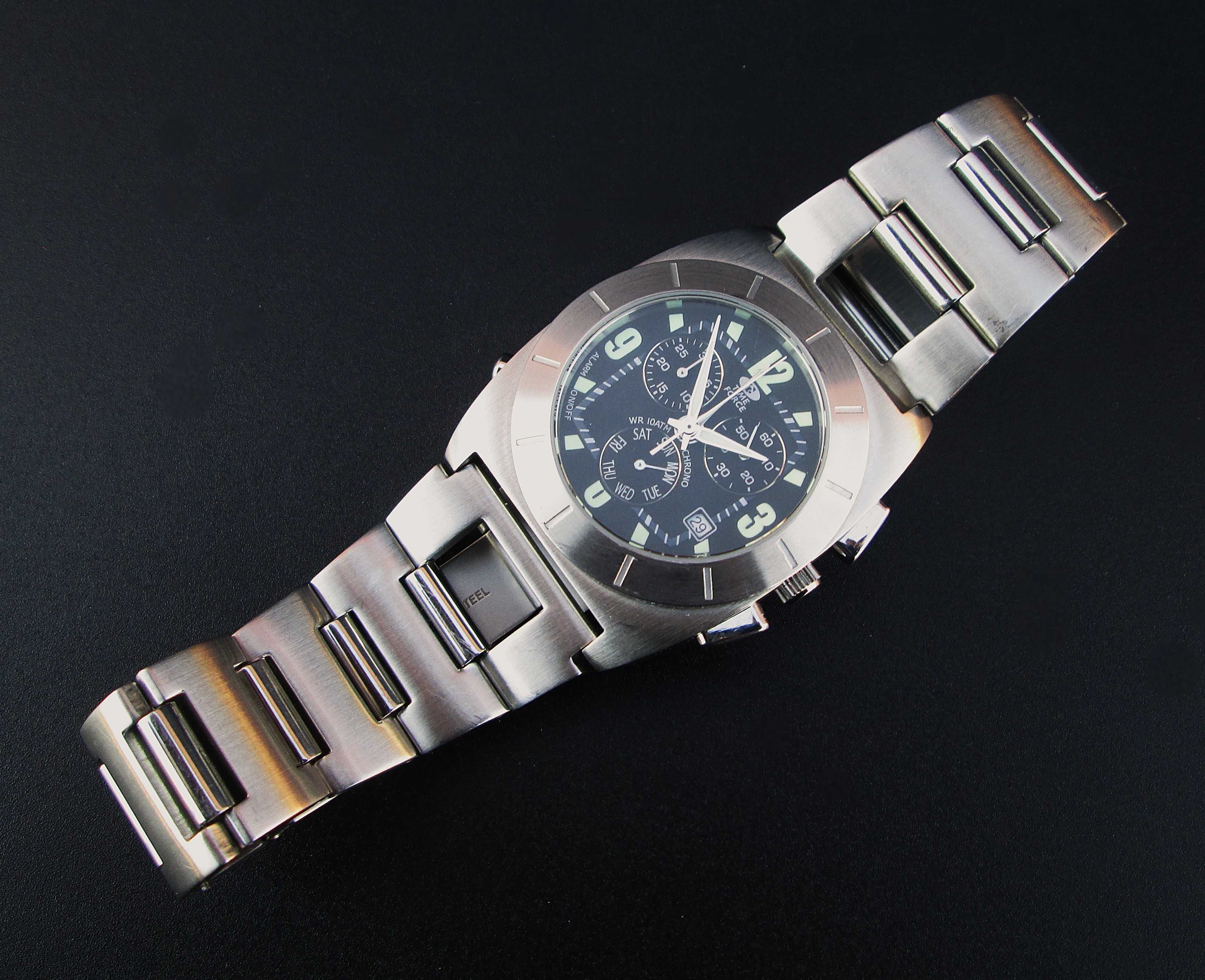 1990's Relógio Cronometro TIME FORCE com Alarme Mov. ISA 8154 - SWISS