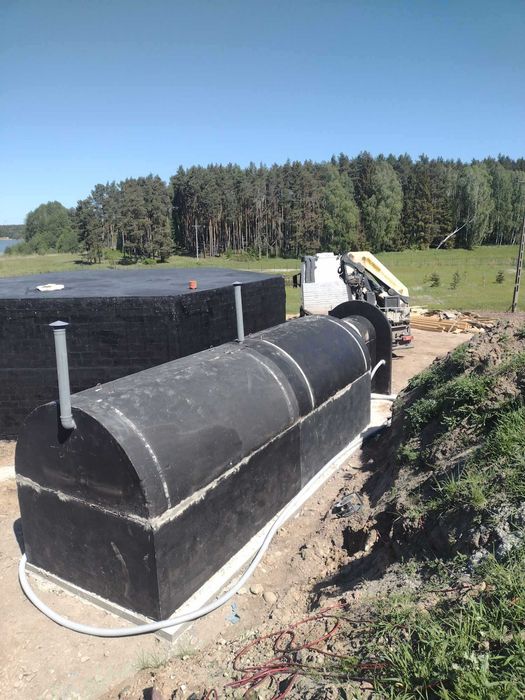 piwnica betonowa ogrodowa ziemianka 350 x 2 łączona schody tunel wenty