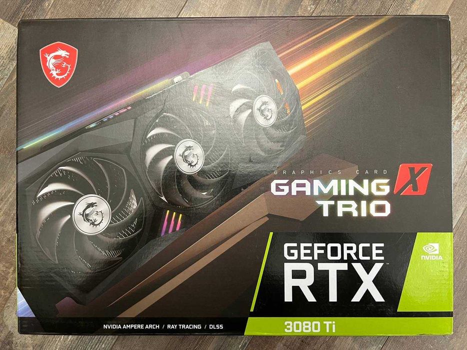 (469$) Видеокарта топовая MSI 12Gb RTX 3080 Ti GAMING X (+гарантия)