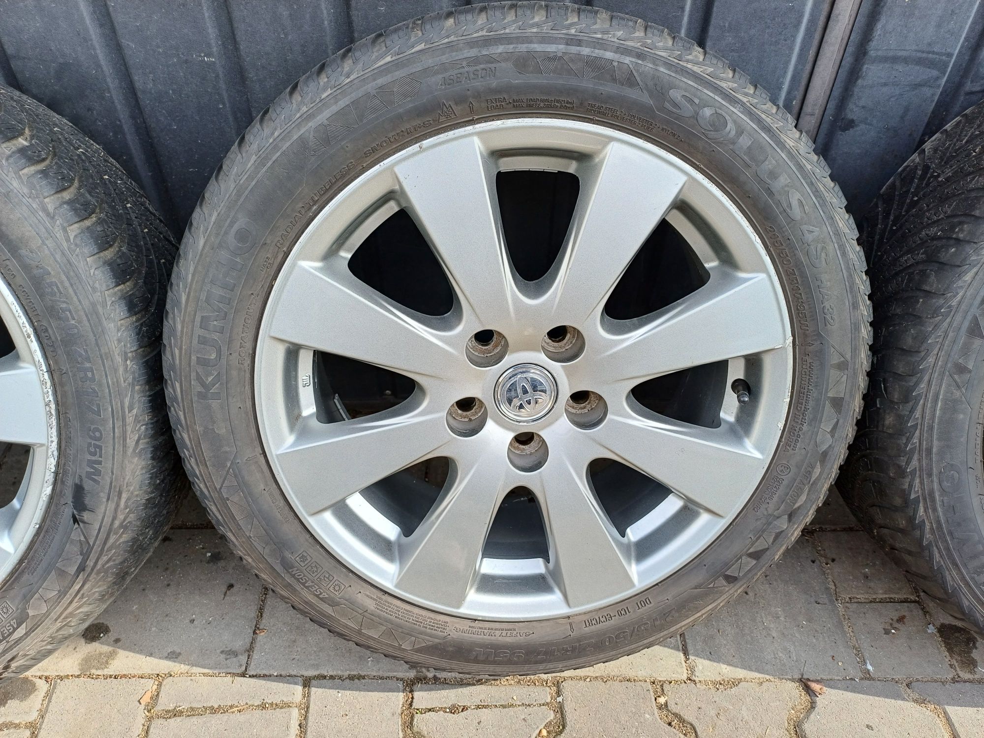 Koła Felgi Aluminiowe Ronal Toyota Avensis 7J x 17 ET45